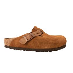 Birkenstock Slipper Boston Braided 1026713 Mink Roestbruin Smal - 4066648089407