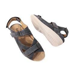 Durea Sandaal 7419 218 0864 Wijdte H Demin Blauw - 8720727713602