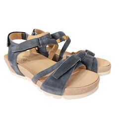Durea Sandaal 7421 025 1027 Wijdte H Demin Zand - 8720727764567