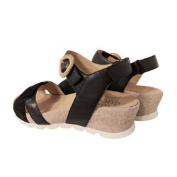 Durea Sandaal 7425 025 1602 Wijdte H Zwart Zand - 8721149171278