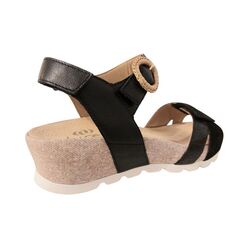 Durea Sandaal 7425 025 1602 Wijdte H Zwart Zand - 8721149171278