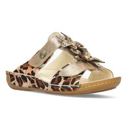 Laura Vita Slipper Linao 01 SL918-1D Brons Combi - 3666138748923