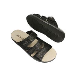 Rohde Slippers 5221 Zwart Verwisselbaar Voetbed - 4064304378230_9373