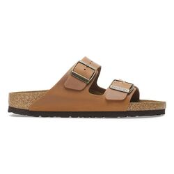 Birkenstock Arizona Slippers 1028401 Cognac Leer Smal - 4066648711322
