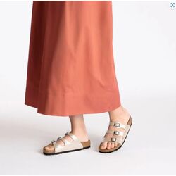 Birkenstock Florida Slippers 1029818 Graceful Pearl White Smal - 4067707175253