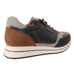 Mephisto Sneaker Gilford Blauw Bruin Combi - 3597436592256