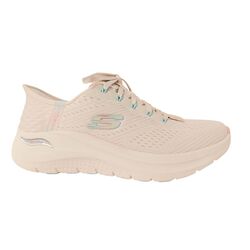 Skechers Instapper Hands-Free Slip-Ins Arch Fit 2.0 Easy Chic 150066/NTPK Offwhite Blauw Roze Machine Washable - 197976569713