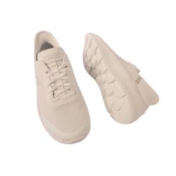 Skechers Instapper Hands-Free Slip-Ins Go Walk Flex 124836/WHT Wit Machine Washable - 198376366285