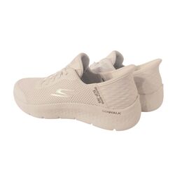 Skechers Instapper Hands-Free Slip-Ins Go Walk Flex 124836/WHT Wit Machine Washable - 198376366285