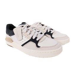 Clarks Sneaker Courtlite2 Lo Wit Blauw Combi - 5063421039955