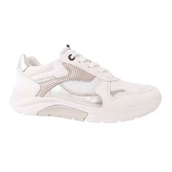 Gabor Rollingsoft Sneaker 66.925.51 Wit Zilver - 4099935298008