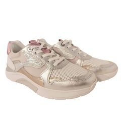Gabor Rollingsoft Sneaker 66.925.53 Zilver Roze Wit - 4099935331361