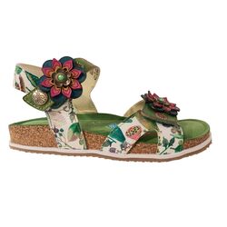 Laura Vita Sandaal Brcyano 12 AS318-12 Vert Groen Multi - 3666138709337