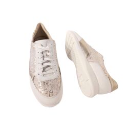 Mephisto Sneaker Mendy Wit Goud Combi - 3597436634123