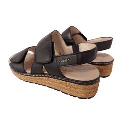 Rieker Sandaal 62761-00 Zwart Wijdte H - 4061811243778