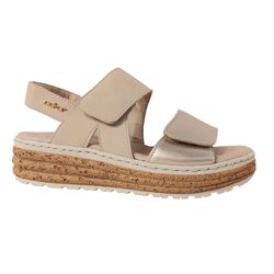 Rieker Sandaal 62761-90 Goud Beige Wijdte H - 4061811243884