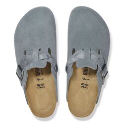 Birkenstock Slipper Boston Braided 1029086 Basalt Gray Smal - 4066648901846