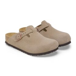 Birkenstock Slipper Boston Kids 1027875 Taupe Smal - 4066648500070