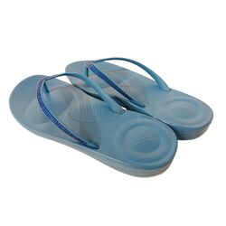 Fitflop Slipper Iqushion Sparkle French Blue Blauw - 197533570718
