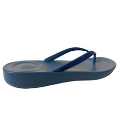 Fitflop Slipper Iqushion Sparkle French Blue Blauw - 197533570718