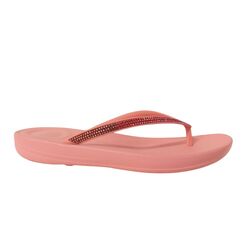 Fitflop Slipper Iqushion Sparkle Pink Perfect/Pop Orange Roze - 197533517997