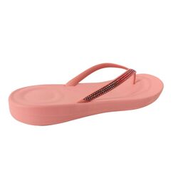 Fitflop Slipper Iqushion Sparkle Pink Perfect/Pop Orange Roze - 197533518017