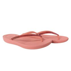 Fitflop Slipper Iqushion Sparkle Pink Perfect/Pop Orange Roze - 197533518017