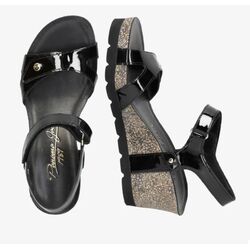 Panama Jack Sandaal Julia B63 Charol Negro Zwart - 8434823811222