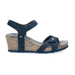 Panama Jack Sandaal Julia Basics B10 Nobuck Marine Blauw - 8434823076058