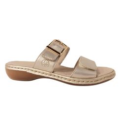 Rieker Slipper 65957-90 Goud - 4061811235483
