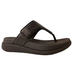 Fitflop Slipper F-Mode Go Adjustable Flatform Toe-Post Zwart - 197533494205