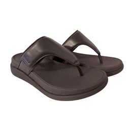 Fitflop Slipper F-Mode Go Adjustable Flatform Toe-Post Zwart - 197533494144