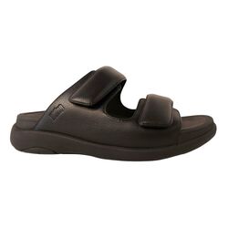 Fitflop Slipper F-Mode Go Mens Adjustable Two-Bar Slides Zwart - 197533590631