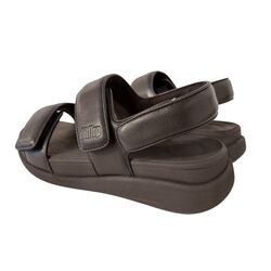 Fitflop Sandaal F-Mode Go Adjustable Flatform Back-Strap Sandals Zwart - 197533492461