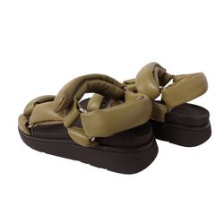 Fitflop Sandaal Gen-FF Soft Leather Back-Strap Sandels Camo-Green - 197533505840