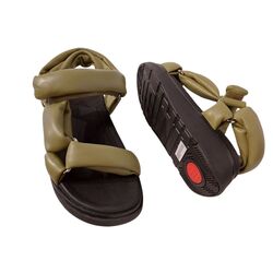 Fitflop Sandaal Gen-FF Soft Leather Back-Strap Sandels Camo-Green - 197533505840