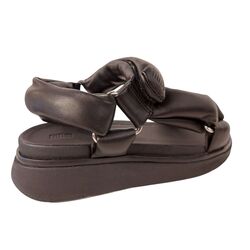 Fitflop Sandaal Gen-FF Soft Leather Back-Strap Sandels Zwart - 197533505765
