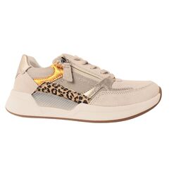 Gabor Rollingsoft Sneaker 66.958.33 Beige Oranje Print - 4099935322147