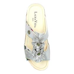 Laura Vita Slipper Linao 01 SL918-1D Argent - 3666138748879
