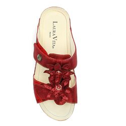 Laura Vita Slipper Linao 01 SL918-1D Grenat Rood - 3666138749005
