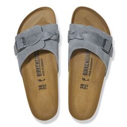 Birkenstock Slippers Oita Braided 1029121 Basalt Gray Smal - 4066648900269