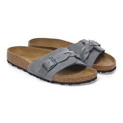 Birkenstock Slippers Oita Braided 1029121 Basalt Gray Smal - 4066648900344