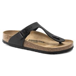 Birkenstock Gizeh Teenslipper 043691 Zwart Mat Normaal - 4013871905813