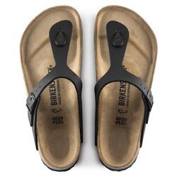 Birkenstock Gizeh Teenslipper 043691 Zwart Mat Normaal - 4013871905790