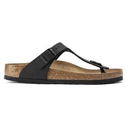 Birkenstock Gizeh Teenslipper 043691 Zwart Mat Normaal - 4013871905813