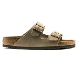 Birkenstock Slipper Arizona 051463 Taupe Suède Smal - 4013871044277