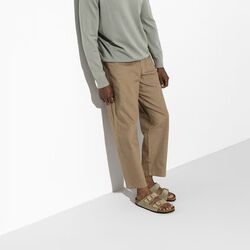 Birkenstock Slipper Arizona 051463 Taupe Suède Smal - 4013871044277