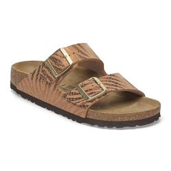 Birkenstock Slipper Arizona 1029509 SYN Zebra Pecan Bruin Smal - 4067707072224