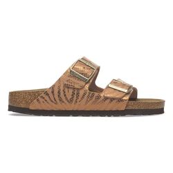 Birkenstock Slipper Arizona 1029509 SYN Zebra Pecan Bruin Smal - 4067707072224