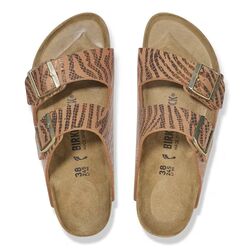 Birkenstock Slipper Arizona 1029509 SYN Zebra Pecan Bruin Smal - 4067707072224